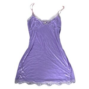 Lavender Lace Trim Chemise